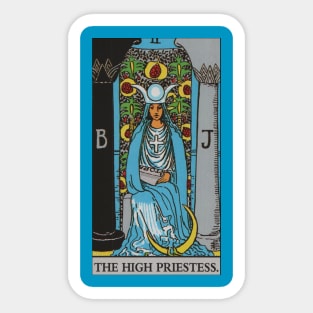 The High Priestess Tarot Card Sticker